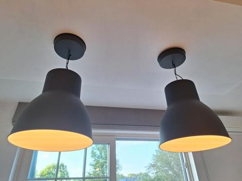 2x Industriële hanglamp Hektar (Ikea), Huis en Inrichting, Lampen | Hanglampen, Zo goed als nieuw, Ophalen
