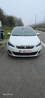 Peugeot 308 gt line 2016 ,130 pk ,euro 6b ,in perfect staat,, Auto's, USB, Wit, Leder, 5 deurs