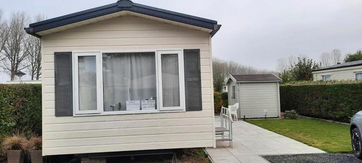 Stacaravan chalet belgica Quebec, Caravans en Kamperen, Stacaravans, tot en met 2, Ophalen