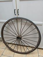 Anciennes grande roue  de chariot, Ophalen