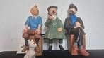 4x Leblon Kuifje Assis banc beeld no Aroutcheff Fariboles, Ophalen of Verzenden, Kuifje, Zo goed als nieuw, Beeldje of Figuurtje