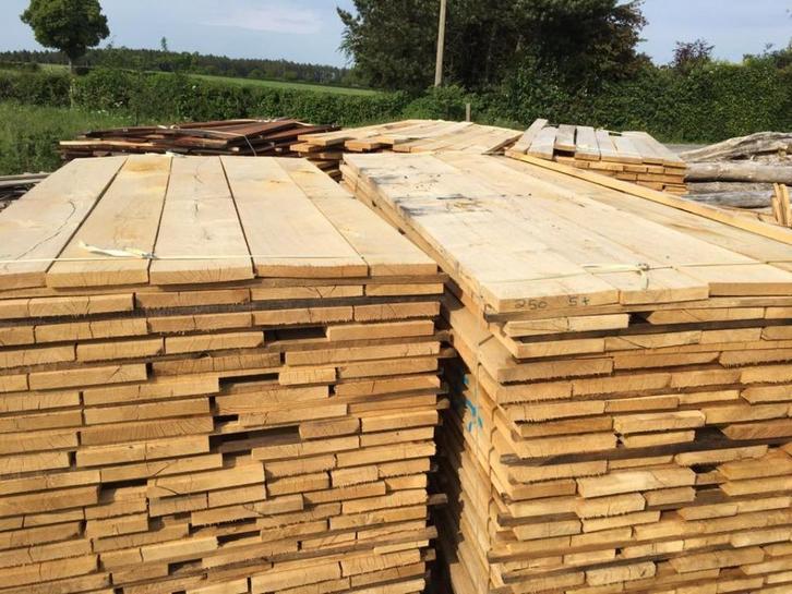 Planches en chêne voliges canadiennes, Doe-het-zelf en Bouw, Hout en Planken, Nieuw, Plank, Eiken, 200 tot 250 cm, 25 tot 50 mm
