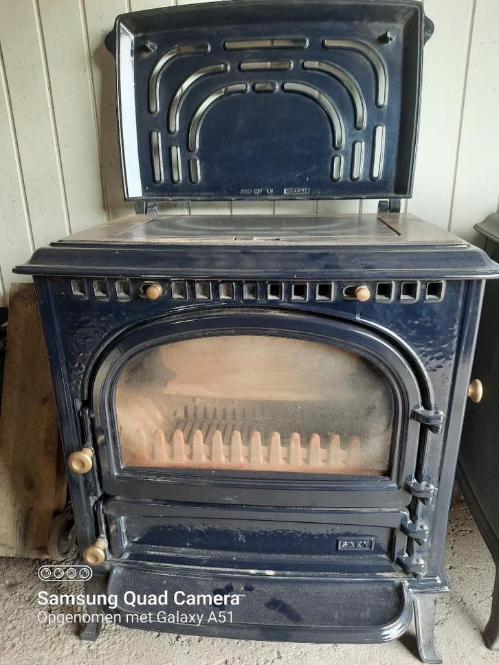 Saey 92 cucina emaille, Huis en Inrichting, Kachels, Zo goed als nieuw, Vrijstaand, Allesbrander, Ophalen of Verzenden