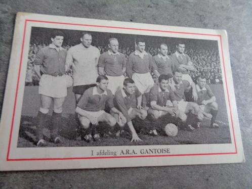 VOETBAL TEAM AA GENT  jaren 60  zeldzame kaart, Hobby en Vrije tijd, Stickers en Plaatjes, Verzenden