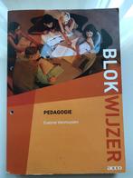 Pedagogie Blokwijzer - Eveline Vanmuysen, Livres, Livres d'étude & Cours, Comme neuf, Enlèvement ou Envoi