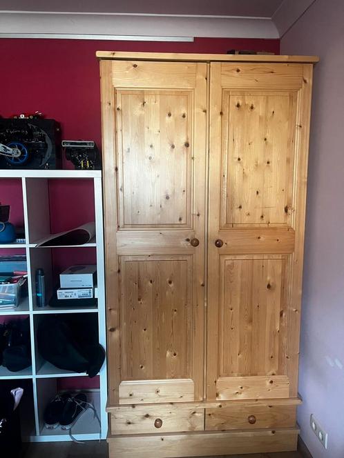 op maat gemaakte grenen kast voor de kinderkamer of kot, Huis en Inrichting, Kasten | Kleerkasten, Zo goed als nieuw, 200 cm of meer