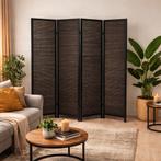 Kamerscherm Paravent Hout zwart 3,4 of 5 panelen, Huis en Inrichting, Verzenden, Nieuw