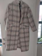 Lange jas,roos,grijs.Amilie&Amilie, Ophalen, Zo goed als nieuw, Maat 38/40 (M), Grijs