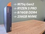 M75q VEGAGAMING | RYZEN 5 PRO 4650GE, 16GB DDR4, 256GB NVME, 256GB, Ophalen of Verzenden, Zo goed als nieuw, Gaming