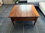 salontafel 1m x1 m eik, Huis en Inrichting, Tafels | Salontafels, Ophalen, Gebruikt, 50 tot 100 cm, Klassiek