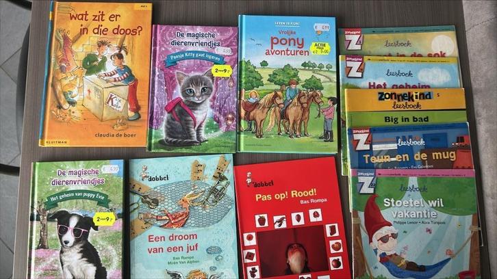 11 boekjes voor het eerste studiejaar, Boeken, Kinderboeken | Jeugd | onder 10 jaar, Zo goed als nieuw, Ophalen of Verzenden