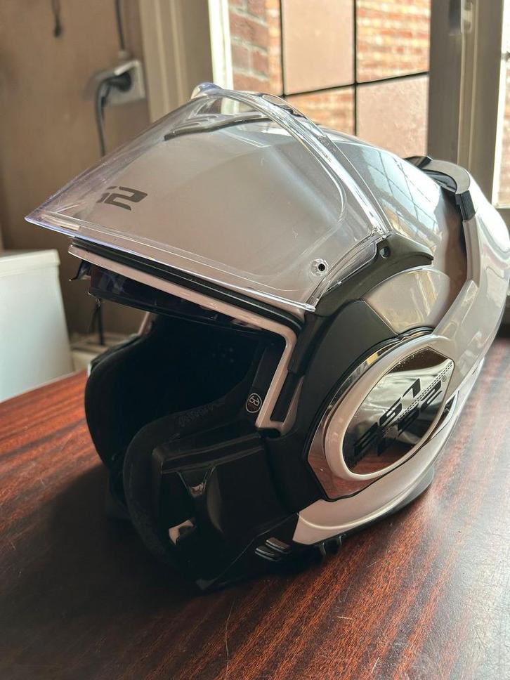FF399 Valiant Solid Wit Large Motorhelm, Motoren, Kleding | Motorhelmen, Ophalen of Verzenden