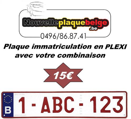 Plaque d’immatriculation PLEXI homologuée, Autos : Pièces & Accessoires, Autres pièces automobiles, Alfa Romeo, Pièces américaines