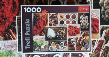 Puzzel van 1000 stukjes. SPECERIJEN. beschikbaar voor biedingen