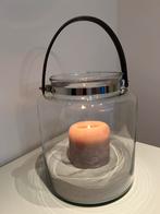 Glazen pot/ windlicht, Huis en Inrichting, Ophalen, Zo goed als nieuw