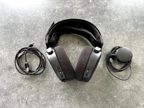 Steelseries arctis 7 headphone, Computers en Software, Headsets, Zo goed als nieuw, Over-ear, Draadloos, Gaming headset, Inklapbare microfoon