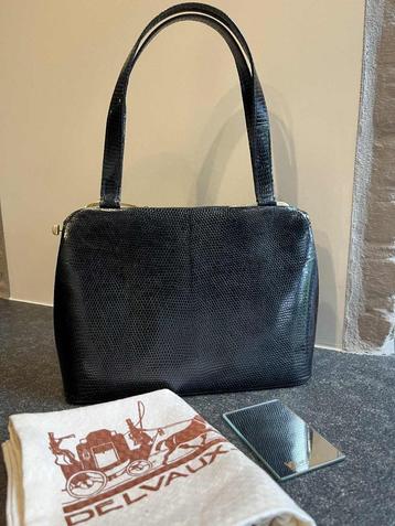 Vintage Delvaux in lizard leder  beschikbaar voor biedingen