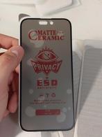 Iphone 15 privacy screen protector 4 keer, Comme neuf, Enlèvement ou Envoi