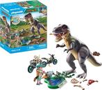 Playmobil  motorfiets en tyrannosaurus GRATIS LEVERING, Verzenden, Nieuw, Complete set