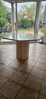 Table travertin octogonale, Enlèvement, Comme neuf, Cinq personnes ou plus, Autres formes