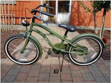 Nogan Harley Kinderfiets 20 inch Leger Groen beschikbaar voor biedingen