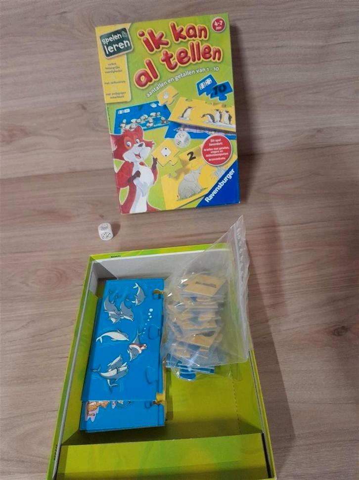 Ik kan al tellen - spelen en leren - s1401, Hobby en Vrije tijd, Gezelschapsspellen | Bordspellen, Zo goed als nieuw, Verzenden