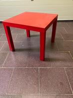 Lage tafel rood, Ophalen, Minder dan 45 cm, Minder dan 55 cm, Vierkant