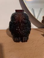 Vintage Wise Old Owl money jar - glazen spaarpot, Overige materialen, Geen idee, Ophalen of Verzenden, Zo goed als nieuw