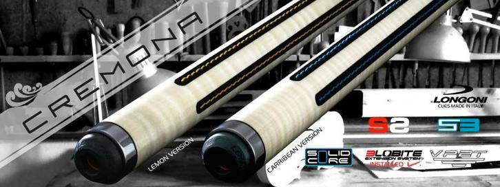 AKTIE: Longoni Cremona Carribean keu VP2 met 1x S2-top LIBRE, Sport en Fitness, Biljarten en Poolen, Nieuw, Keu of Ballen, Ophalen of Verzenden