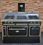 🔥Luxe Fornuis Morice 130 cm Mokka + Messing 5 pits GASOVEN, 60 cm of meer, 5 kookzones of meer, Vrijstaand, 90 tot 95 cm