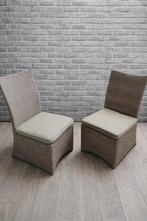 Tuinstoelen in wicker, Jardin & Terrasse, Chaises de jardin, Enlèvement, Comme neuf, Osier, Empilable