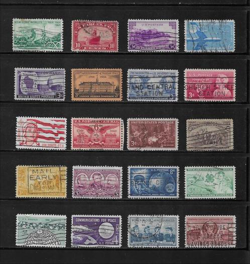 20 X USA Klassiek- Afgestempeld - Lot Nr. 17, Postzegels en Munten, Postzegels | Amerika, Gestempeld, Noord-Amerika, Verzenden