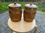 2 kleine houten vaten, Antiek en Kunst, Ophalen of Verzenden