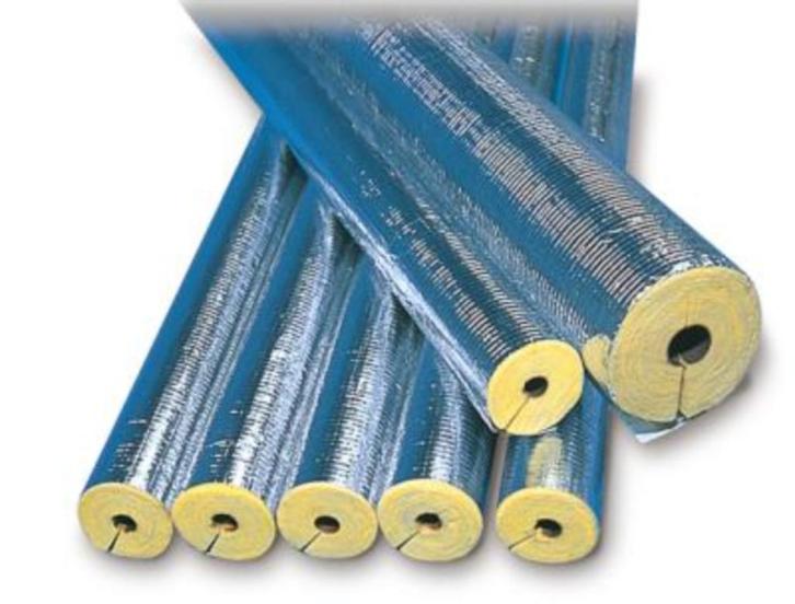 Buisisolatie Isover U protect Pipe Section Alu, Doe-het-zelf en Bouw, Isolatie en Afdichting, Zo goed als nieuw, Steenwol, 4 tot 8 cm