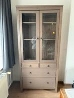 Vitrinekast met glazen deuren + 4 lades – goede staat, Ophalen, Zo goed als nieuw
