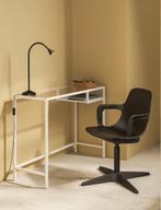 bijzettafel - bureau (VITTSJÖ Laptoptafel, wit/glas, Computers en Software, Laptoptafels, Ophalen, Zo goed als nieuw