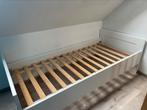 Bed 90cm-200cm met lattenbodem, Ophalen, Lattenbodem