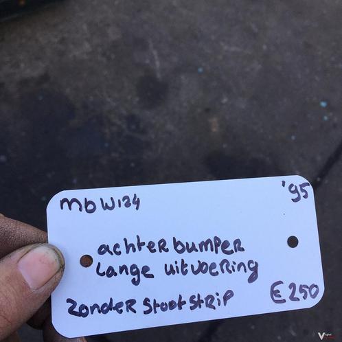 Mercedes W124 Sedan1995 Achterbumper ( zonder stootlijst ), Auto-onderdelen, Carrosserie, Bumper, Achter, Gebruikt, Ophalen