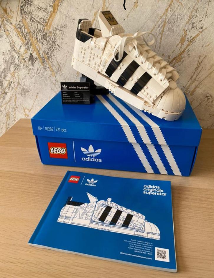 LEGO Adidas Superstar Sneaker – Set 10282, Kinderen en Baby's, Speelgoed | Duplo en Lego, Lego, Ophalen of Verzenden