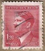 1 Postzegel Bohemen en Moravië 1942 Adolf Hitler, Ophalen of Verzenden, Overige periodes, Gestempeld