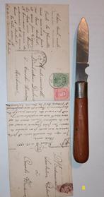 Whermacht/couteau de poche allemand WW2 et 2 cartes postales, Collections, Enlèvement ou Envoi