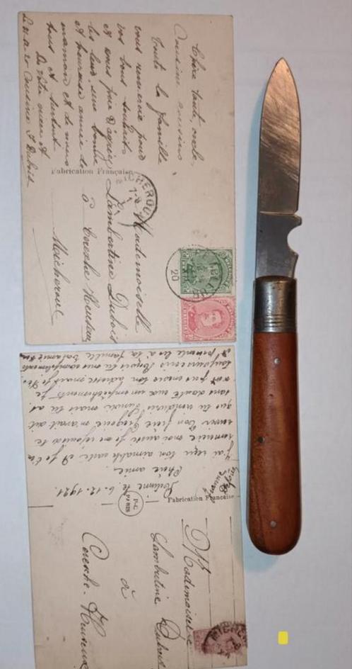 Whermacht/couteau de poche allemand WW2 et 2 cartes postales, Collections, Objets militaires | Seconde Guerre mondiale, Enlèvement ou Envoi