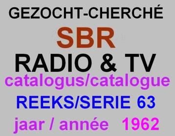 RECHERCHE : Brochure du catalogue SBR série/série 63 de l'an disponible aux enchères