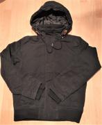 maat S small jas warm zwart met kap, Kleding | Heren, Jassen | Winter, Zwart, Ophalen of Verzenden, Clockhouse, Gedragen