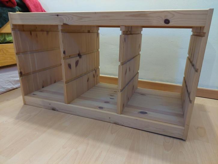 IKEA TROFAST horizontaal — Meubels van massief grenen, Kinderen en Baby's, Kinderkamer | Commodes en Kasten, Gebruikt, Minder dan 90 cm