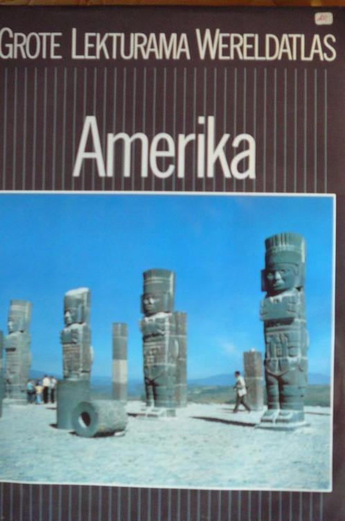 Amerika grote Lekturama wereldatlas Cobi van Mourik, Livres, Atlas & Cartes géographiques, Utilisé, Autres types, Autres régions