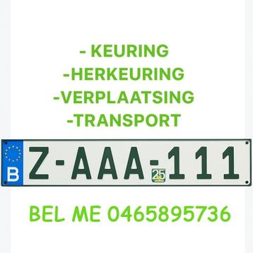 Z platen keuring voor verkoop. beschikbaar voor biedingen