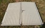 Grote zware houten poort ( nog op te knappen ), Tuin en Terras, Tuinpoorten, Ophalen, Gebruikt, 200 cm of meer, Hout