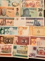 Monde : 15 billets différents UNC, Timbres & Monnaies, Billets de banque | Belgique, Série, Envoi