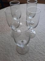 lot de 5 verres à porto/sherry en verre, Comme neuf, Autres styles, Enlèvement ou Envoi, Verre ou Verres